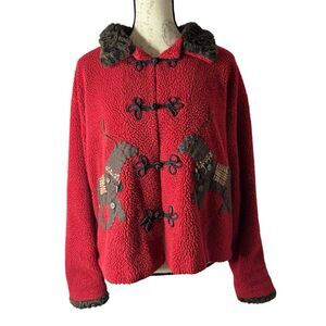 Tasha Polizzi for T. P. Saddleblanket Co. Fleece Mountain Country Jacket M